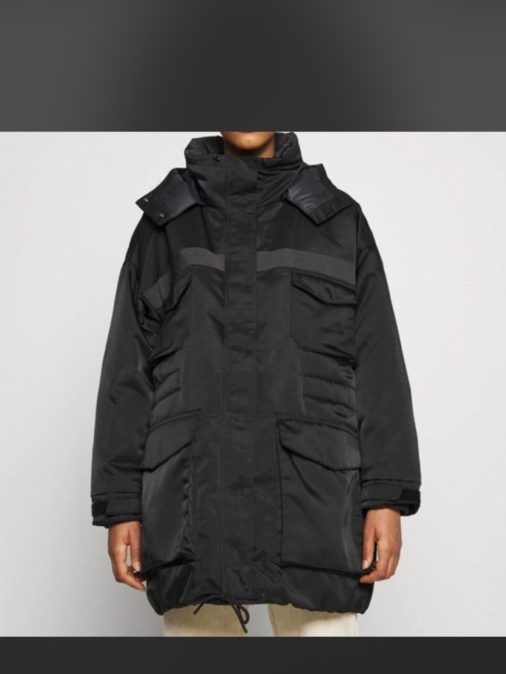 Nike Black Oversized Puffer Parka